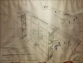 Stage Bridge Schematic, a historic drawing (date unknown) held by the theatre on-site (JPG)