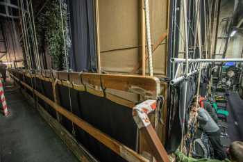 His Majesty’s Theatre: Bridge to Stage Left Fly Floor at rear of Stage