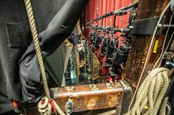 His Majesty’s Theatre, London, United Kingdom: London: Looking onstage from Cleat Rail Downstage