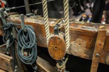 His Majesty’s Theatre: Pulley on Cleat Rail for Drum and Shaft in Grid