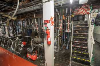 His Majesty’s Theatre, London, United Kingdom: London: Stage Bridges and Stair Trap from Downstage Right