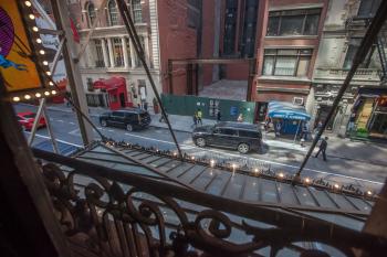 Hudson Theatre, New York, New York: View to street 1