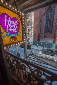 Hudson Theatre, New York, New York: View to street 2