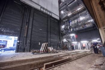 Hudson Theatre, New York, New York: Stage floor