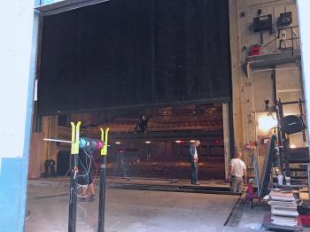 Hudson Theatre, New York, New York: Stage from Dock Door