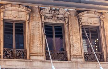 Hudson Theatre, New York, New York: Ambassador Lounge windows