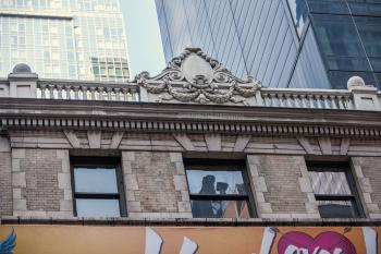Hudson Theatre, New York, New York: Upper facade