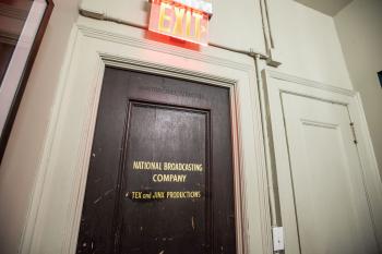 Hudson Theatre, New York, New York: Door from NBC studio days - closeup