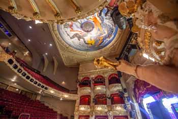 King’s Theatre, Edinburgh, United Kingdom: outside London: Auditorium Ceiling From Grand Circle Boxes