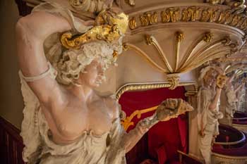 King’s Theatre, Edinburgh, United Kingdom: outside London: Caryatid Flanking Grand Circle House Left Boxes