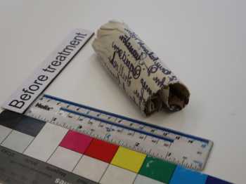 The Message in a Bottle under laboratory conditions