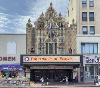 Tabernacle of Prayer for All People, Jamaica, New York: Entrance Exterior Panorama
