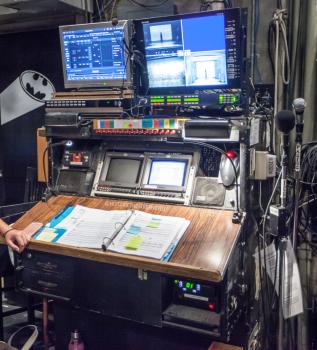 Los Angeles Music Center, Los Angeles: Downtown: Prompt Desk, located Downstage Right