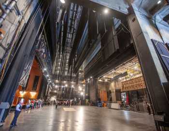 Los Angeles Music Center, Los Angeles: Downtown: Stage from Stage Left Scene Dock