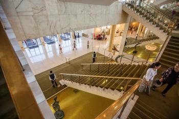 Los Angeles Music Center, Los Angeles: Downtown: Grand Staircase from Founders Level