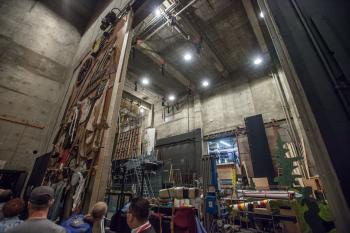 Los Angeles Music Center, Los Angeles: Downtown: Rear Scene Dock from Stage Left Scene Dock