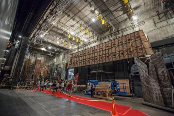 Los Angeles Music Center, Los Angeles: Downtown: Rear Scene Dock from Upstage Left