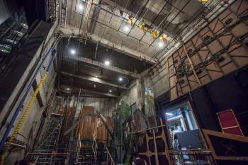 Los Angeles Music Center, Los Angeles: Downtown: Rear Scene Dock looking Offstage Right