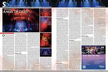 Coverage of the “Angel of Light” event run in Fall/Halloween 2023, as printed in the January 2024 edition of <i>PLSN / Stage Directions</i> (900KB PDF)