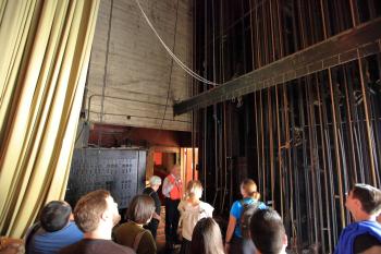 Los Angeles Theatre: Stage Right Pin Rail