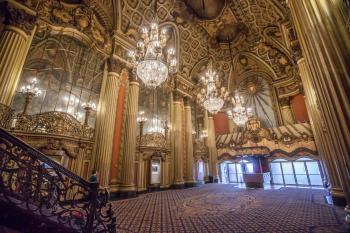 Los Angeles Theatre: Lobby from beside stairs