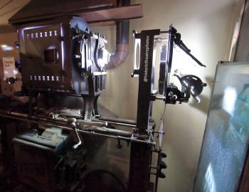 Los Angeles Theatre: Brenkert F7 Master Brenograph from side
