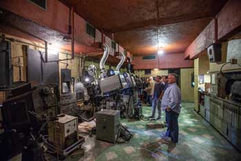Los Angeles Theatre: Projection Booth From left side