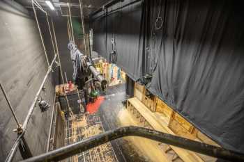 Lyceum Theatre, Sheffield, United Kingdom: outside London: Rear Scene Dock from Stage Right Fly Floor