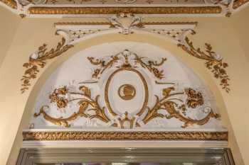 Lyceum Theatre, Sheffield, United Kingdom: outside London: Main Entrance Lobby decoration above doorway