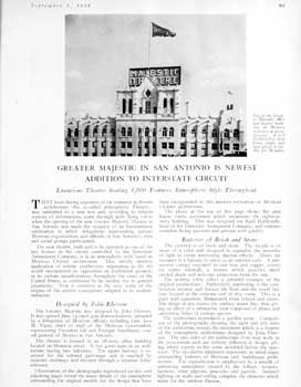 Four-page feature in the 7th September 1929 edition of “Motion Picture News”, held by the Museum of Modern Art Library New York and scanned online by the Internet Archive (2.2MB PDF)