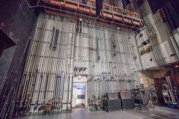 Majestic Theatre, San Antonio, Texas: Counterweight Wall