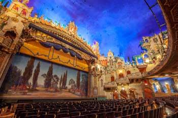 Majestic Theatre, San Antonio, Texas: Fire Curtain From Orchestra Left