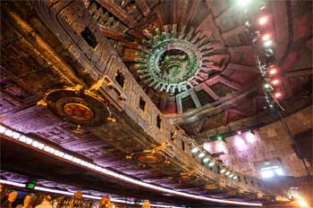 The Mayan, Los Angeles, Los Angeles: Downtown: Balcony front showing Light Portholes