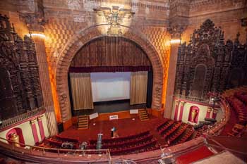 Million Dollar Theatre, Los Angeles, Los Angeles: Downtown: Auditorium from above Projection Booth