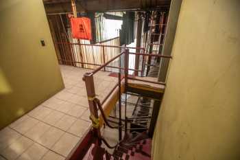 Million Dollar Theatre, Los Angeles, Los Angeles: Downtown: Dressing Room stairs at Stage Right