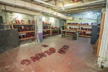 Million Dollar Theatre, Los Angeles, Los Angeles: Downtown: Marquee letter storage room