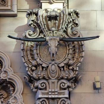 Million Dollar Theatre, Los Angeles, Los Angeles: Downtown: Longhorn steer skull