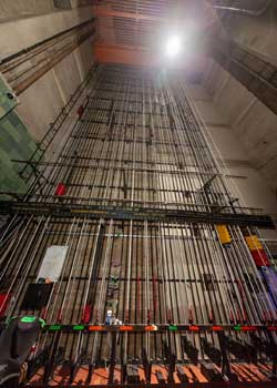 Orpheum Theatre, Los Angeles: Counterweight Wall To Grid