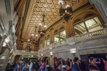 Orpheum Theatre, Los Angeles: Lobby during Night on Broadway 2015