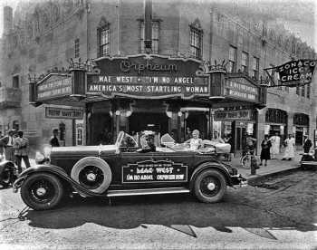 Exterior in 1933, courtesy <i>Phoenix Convention Center & Venues</i> (JPG)