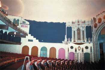 Pre-restoration photo, showing over-painted murals, courtesy <i>Conrad Schmitt Studios, Inc.</i> (JPG)