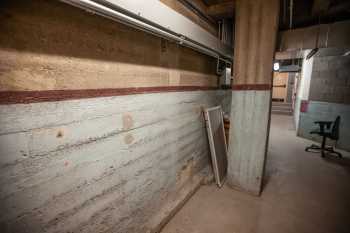 Orpheum Theatre, Phoenix, American Southwest: Swamp Cooler Water Line in Basement Corridor