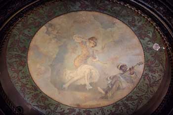 Palace Theatre, Los Angeles: House Left lunette from Gallery (closeup)