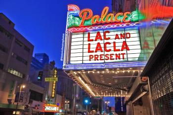 Palace Theatre, Los Angeles: Marquee