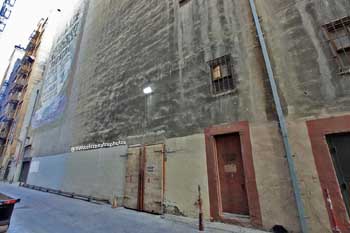 Palace Theatre, Los Angeles: Old Stage and Dock Doors