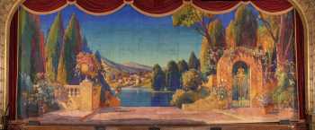 Palace Theatre, Marion, American Midwest (outside Chicago): Fire Curtain Closeup