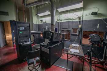 Palace Theatre, Marion, American Midwest (outside Chicago): Projection Booth