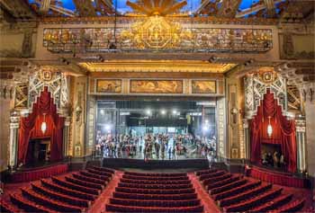 Pantages Theatre, Hollywood, Los Angeles: Hollywood: Balcony Center View