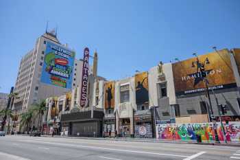 Pantages Theatre, Hollywood: Hollywood Boulevard Façade from East