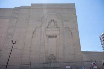 Pantages Theatre, Hollywood, Los Angeles: Hollywood: Stagehouse Exterior Closeup